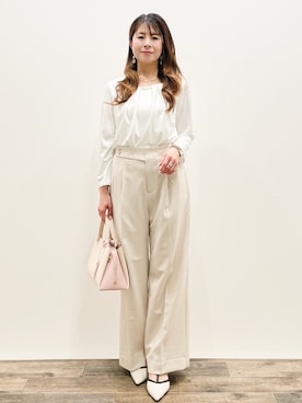 「index（インデックス）のアイテム」を使った、Asukaさん（レディース・149cm）の春コーディネート