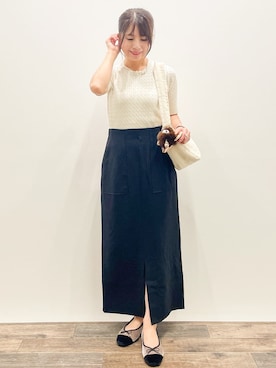 「アイテム（チャーム、ブラウン系）」を使った、Asukaさん（レディース・149cm）の秋コーディネート