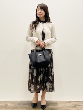 「index（インデックス）のアイテム」を使った、Asukaさん（レディース・149cm）の秋コーディネート