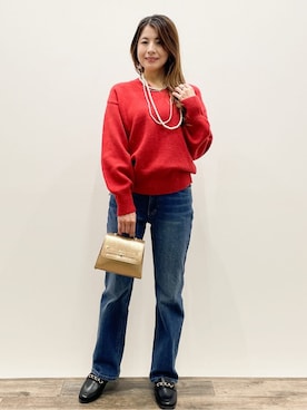 Asukaさん（レディース・149cm）の冬コーディネート