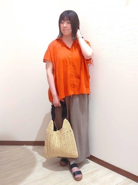 みぃーこさん(レディース・155cm)の夏コーディネート