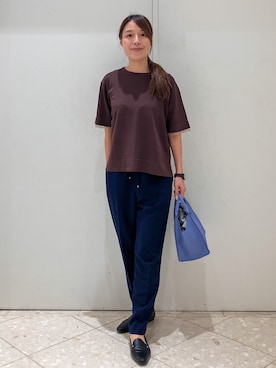 「OPAQUE.CLIP（オペークドットクリップ）のアイテム」を使った、Maruさん（レディース・159cm）の夏コーディネート