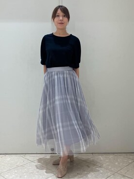 Maruさん（レディース・159cm）の秋コーディネート