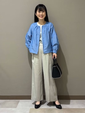 「SOUP（スープ）のアイテム」を使った、KEIKOさん（レディース・152cm）の春コーディネート