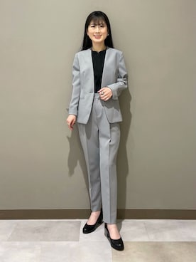 「INDIVI（インディヴィ）のアイテム」を使った、KEIKOさん（レディース・152cm）の夏コーディネート