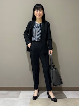 「index（インデックス）のアイテム（バッグ）」を使った、KEIKOさん（レディース・152cm）の春コーディネート