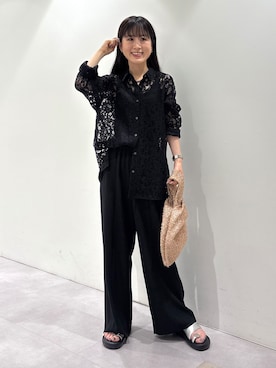 「INDIVI（インディヴィ）のアイテム」を使った、KEIKOさん（レディース・152cm）の秋コーディネート