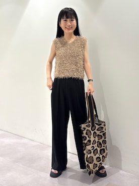 「INDIVI（インディヴィ）のアイテム」を使った、KEIKOさん（レディース・152cm）の秋コーディネート