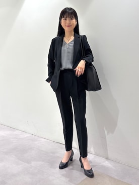 「INDIVI（インディヴィ）のアイテム」を使った、KEIKOさん（レディース・152cm）の夏コーディネート