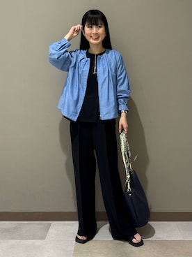 「INDIVI（インディヴィ）のアイテム」を使った、KEIKOさん（レディース・152cm）の春コーディネート