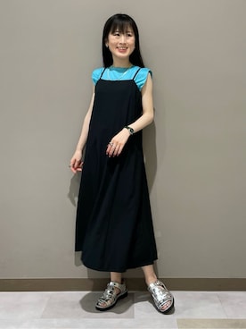 「INDIVI（インディヴィ）のアイテム」を使った、KEIKOさん（レディース・152cm）の夏コーディネート