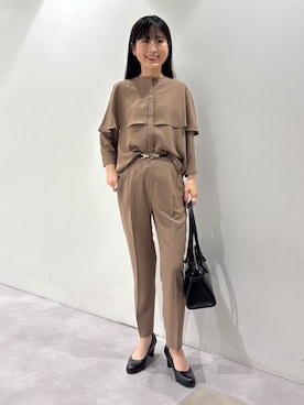 「INDIVI（インディヴィ）のアイテム」を使った、KEIKOさん（レディース・152cm）の秋コーディネート