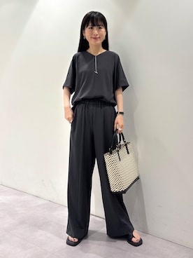 「INDIVI（インディヴィ）のアイテム」を使った、KEIKOさん（レディース・152cm）の秋コーディネート