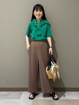 「アイテム（アンサンブル）」を使った、KEIKOさん（レディース・152cm）の夏コーディネート