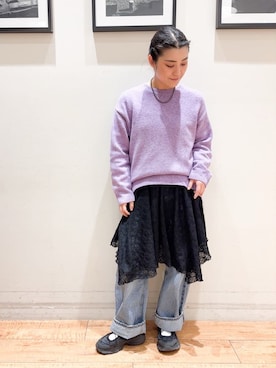 かふぇもか。さん（レディース・156cm）の冬コーディネート