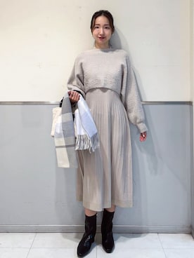 ミーさん(レディース・160cm)の冬コーディネート