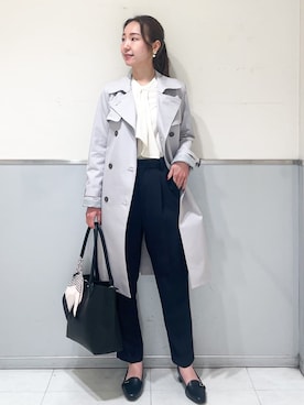 「index（インデックス）のアイテム（バッグ）」を使った、ミーさん（レディース・160cm）の冬コーディネート