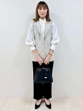 市橋美奈子さん（レディース・173cm）の春コーディネート