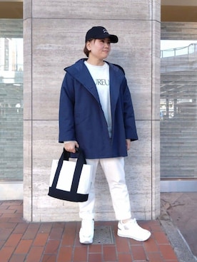 「off the wall（オフザウォール）のアイテム」を使った、ヒロコジさん（レディース・157cm）の冬コーディネート