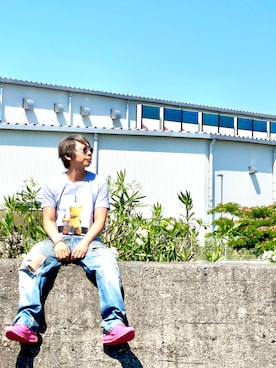 「CHROME HEARTS（クロムハーツ）のアイテム」を使った、Nobuhiro.Iさん（メンズ・165cm）の夏コーディネート