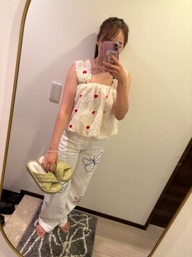 「BARCLAY（バークレー）のアイテム」を使った、norishio_potechiさん（レディース・155cm）の夏コーディネート