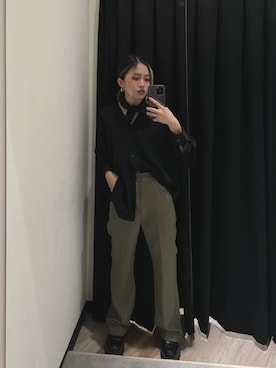 「SLY（スライ）のアイテム（財布/小物）」を使った、Hitomi🇹🇼さん（レディース・156cm）の秋コーディネート