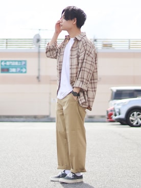 おさかなさん（メンズ・169cm）の夏コーディネート