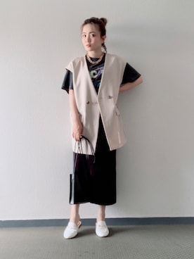 Miki yamaokaさん(レディース・150cm)の夏コーディネート