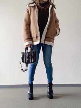 Miki yamaokaさん（レディース・150cm）の秋コーディネート