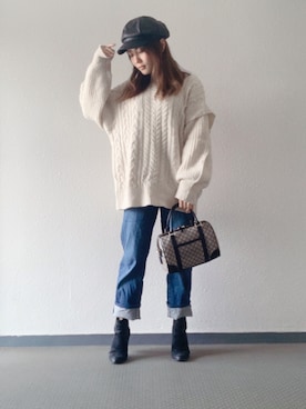 Miki yamaokaさん(レディース・150cm)の秋コーディネート