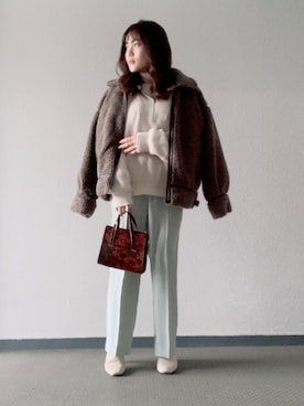 Miki yamaokaさん（レディース・150cm）の春コーディネート