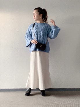 Miki yamaokaさん（レディース・150cm）の冬コーディネート