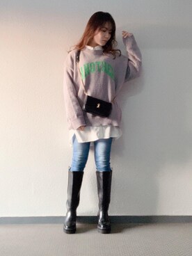 Miki yamaokaさん（レディース・150cm）の秋コーディネート