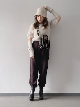 Miki yamaokaさんの（AZUL by moussy | アズールバイマウジー）を使ったコーディネート