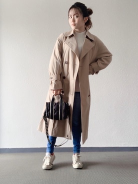 Miki yamaokaさん（レディース・150cm）の冬コーディネート