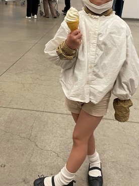 「ZARA KIDSのアイテム（その他アウター）」を使った、nnoさん（キッズ・80cm）の春コーディネート