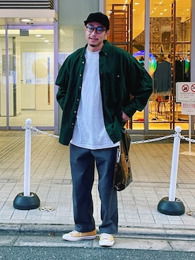 「COBRA（コブラ）のアイテム」を使った、ゆーきさん（メンズ・180cm）の秋コーディネート