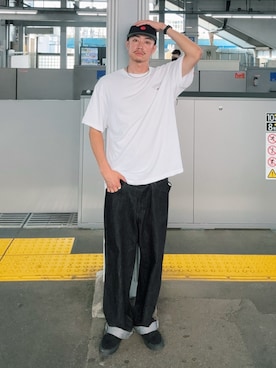 「VANS（バンズ）のアイテム」を使った、ゆーきさん（骨格ナチュラル・メンズ・181cm）の夏コーディネート