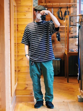 「アイテム（財布）」を使った、ゆーきさん（メンズ・180cm）の夏コーディネート