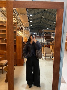 「LE TALON（ルタロン）のアイテム（ブーツ）」を使った、ヒさん（レディース・158cm）の秋コーディネート