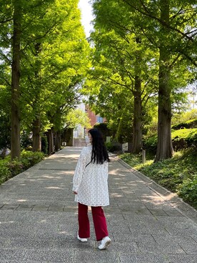 「NIKE（ナイキ）のナイキ アクア リフト ウィメンズシューズ / スニーカーサンダル / W NIKE AQUA RIFT（サンダル）」を使った、ヒさん（レディース・158cm）の夏コーディネート