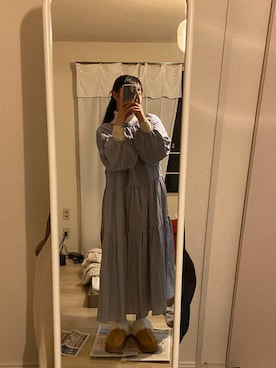 「JOURNAL STANDARD（ジャーナルスタンダード）のアイテム（ワンピース）」を使った、ヒさん（レディース・158cm）の秋コーディネート