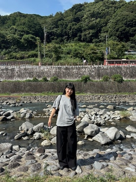 「UNITED ARROWS（ユナイテッドアローズ）のアイテム（Tシャツ/カットソー）」を使った、ヒさん（レディース・158cm）の秋コーディネート