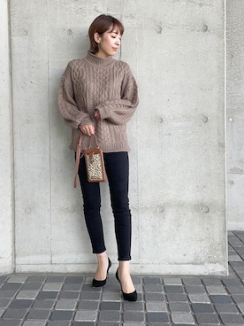 「RECTANGLE」｜fumikaさん（レディース・163cm）の秋コーディネート