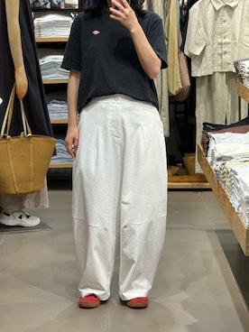 「DANTON（ダントン）のアイテム」を使った、绿毛水怪一号さん（レディース・156cm）の春コーディネート