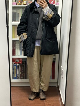 「yuni（ユニ　）のアイテム」を使った、绿毛水怪一号さん（レディース・156cm）の冬コーディネート