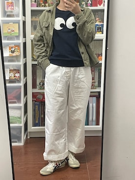 「:CHOCOOLATEのアイテム」を使った、绿毛水怪一号さん（レディース・156cm）の春コーディネート
