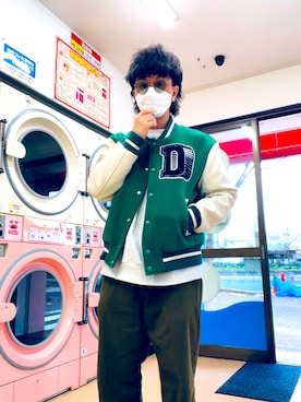 「DONCARE（ドンケア）のアイテム」を使った、タカギさん（メンズ・169cm）の冬コーディネート