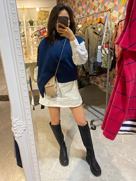 ebiさん（レディース・157cm）の春コーディネート