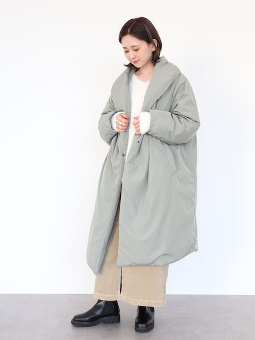 タグ付き 別注 24ss HOKKOH×LIBERTY　細コールスカート サラックールギャザースカート / AMERICAN HOLIC | ファッション